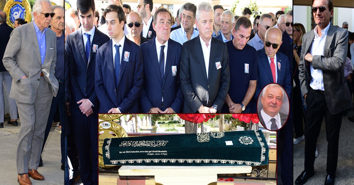 İş ve spor dünyası cenaze töreninde...
