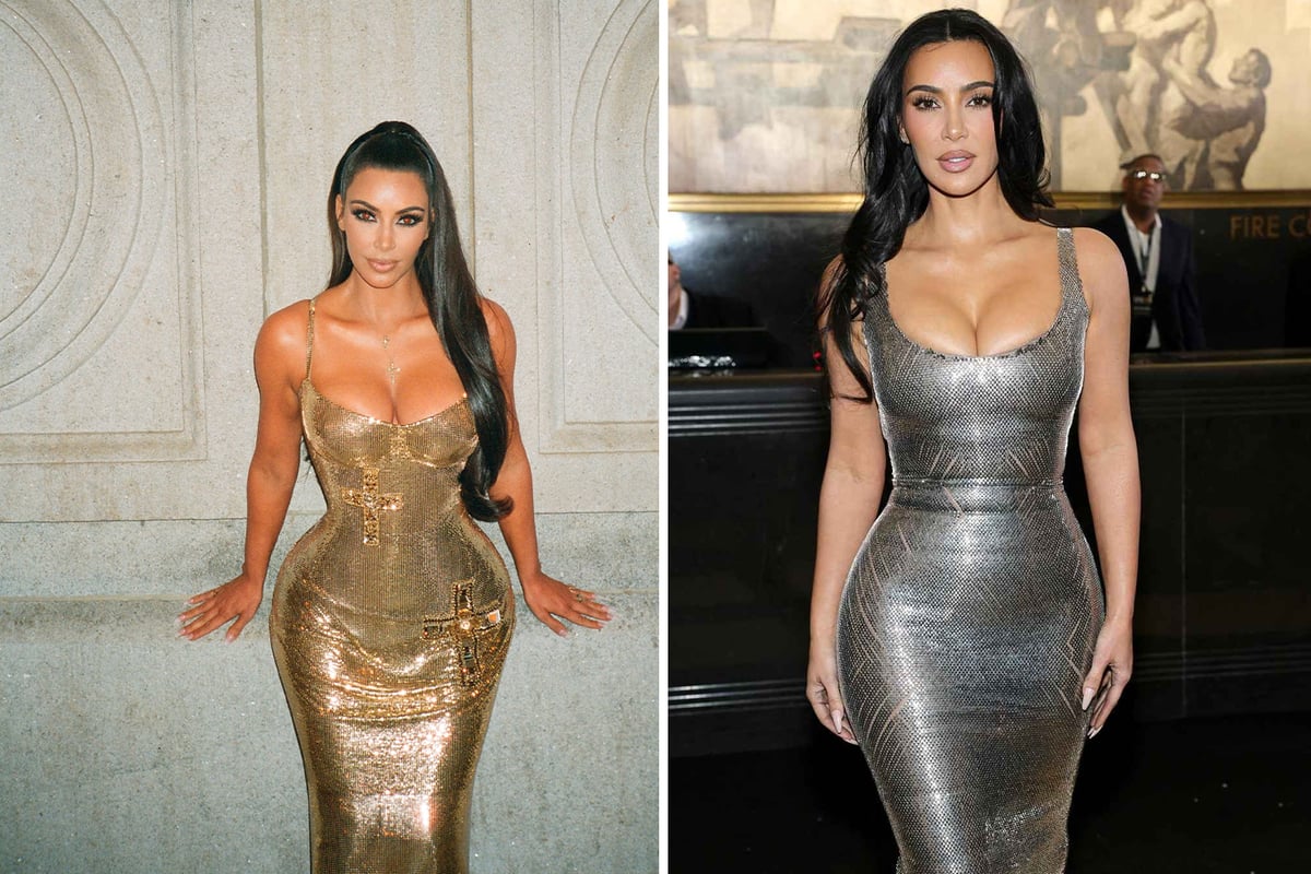 Kim Kardashian'ı dehşete düşüren görüntü! Kendini tanıyamadı