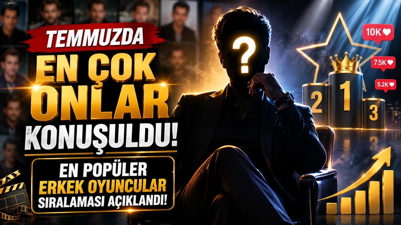 Temmuzda En Çok Onlar Konuşuldu! En Popüler Erkek Oyuncular Sıralaması Açıklandı
